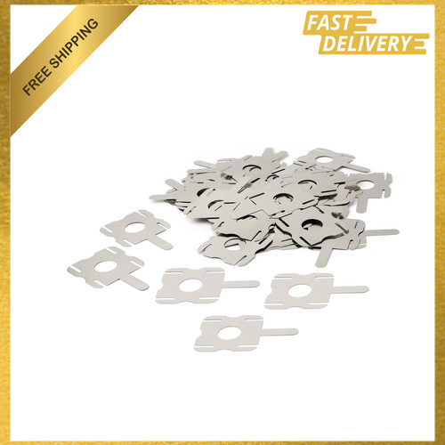 50pcs nickel plated - plated, steel