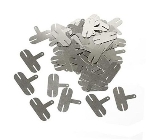 100pcs type nickel plated - 100pcs,