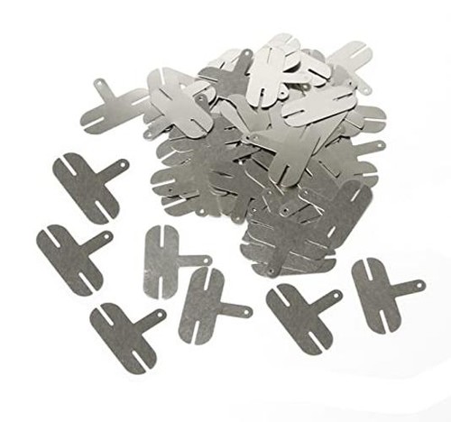100pcs type nickel plated - 100pcs,