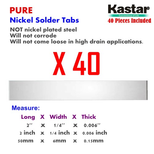 Kastar nickel solder tab 40 - solder,